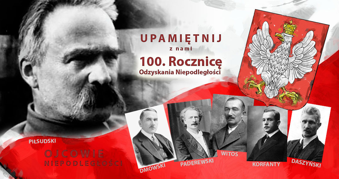 Pamiątka z okazji 100-lecia Odzyskania Niepodległości przez Polskę.